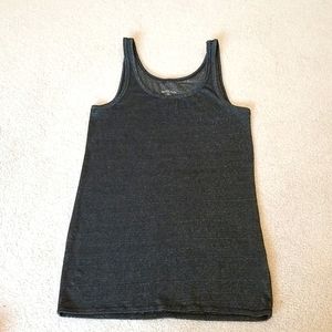 Merona Sparkly Charcoal Tank Top XL